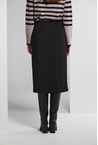 SENATOR  SKIRT - black stri